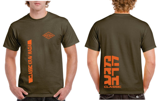 T-shirt for training, FOR TEACHERS, olive color